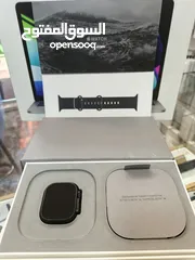  2 Apple Watch Ultra 2 Black Edition بطاريه 100% مشحونه مرتين