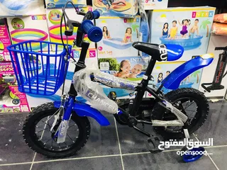  16 دراجات هوائية للاطفال مقاس 12 insh باسعار مميزة عجلات نفخ او عجلات إسفنجية