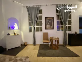  9 استديو مفروش كامل مدخل مستقل بمدينة بين الجسرين ابوظبي