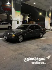  2 ..للبيع مرسيدس C 200 اصلي مديل 96  متور 2000  قير تومتيك  فتحه تلات حركات  قزاز كهرباء امامي  مفتاح