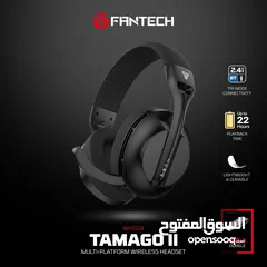  1 FANTECH WHG04 TAMAGO II Multi-Platform Wireless Gaming Headset السماعة الاقوى تفوق مع فانتيك