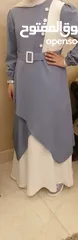  2 فستان للبيع لون ارزرق وفستان لون سومو