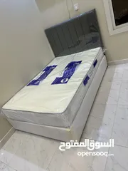  1 Single bed, single and half bed, mattress, double bed,metal bed,سرير نفر ونص،سرير مفرد،سرير حديد