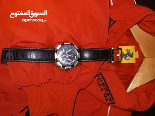  18 فيراري نبض اليد كاربون ، جلدد تمساح جديده