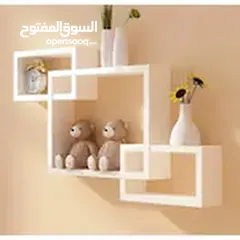  4 Handmade Wooden Wall Shelf – House Shape Design / رف خشبي يدوي بشكل بيت