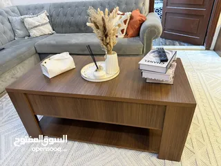  3 طاولة خشب بحالة الجديد