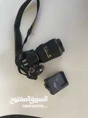  9 كمرا نيكون d3200 مع عدسات احترافيه لمحترفين التصوير بحاله شبه وكاله