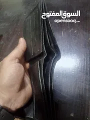  2 محفظة جلد رجالي