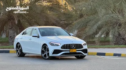  14 للبيع مرسيدس بنز C300  بسعر مغري اقل من السوق  موديل 2022 الفول اوبشن بانوراما فيها 5 كاميرات