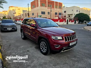 13 جيب جراند شيروكي موديل 2014 ليمتد بحالة الوكالة
