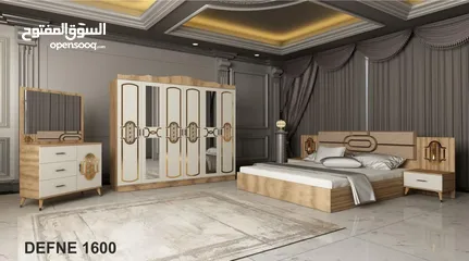  15 غرف نوم تركي وصلت حديثا شامل التركيب والدوشق مجاني
