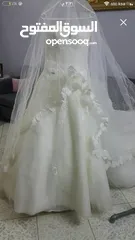  1 فستان زواج ابيض  الطائف