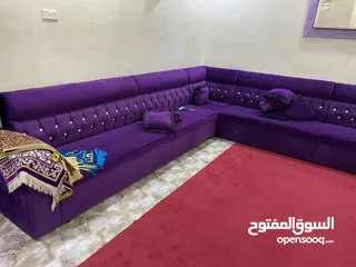  1 كنبات للبيع شبه جديده نظيفات