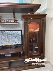  2 بوفيه تلفزيون امريكي مكتبة +تسريحة لغرف النوم (بناتي - ولادي)
