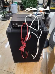  6 سماعات مع مضخم صوت وكاله مستعمل اسبوعين