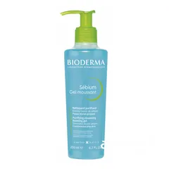  2 غسول بشرة BIODERMA GEL 200ML .