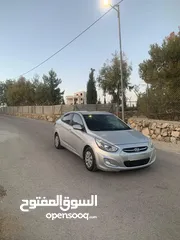  1 هونداي اكسنت 2015 سولار اتوماتيك فحص ممتاز موجوده بالخليل