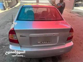  6 هيونداي فيرنا 2002 بسعر حرق 3800 قابل للتفاوض
