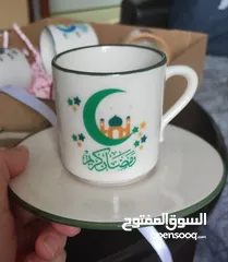  1 فنجان قهوة سيراميك رمضان كريم