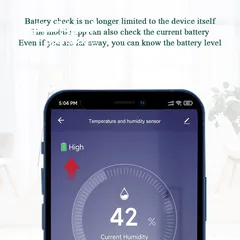  19 مقياس حرارة ورطوبة Galapare Tuya مع مستشعر ذكي لاسلكي لدرجة الحرارة يعمل بالواي فاي