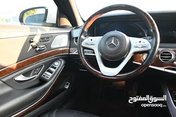  11 ACCIDENT FREE - UNLIMITED KM WARRANTY - MERCEDESE S560 4-MATIC LEXURY 2018  - JAPANESE SPECS - MINT