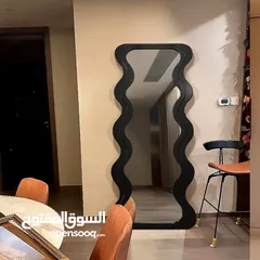  3 مرايا ستاند بإطار مخملي فاخر لمسة فخامة تضيفينها لأناقتك اليومية وديكور منزلك المقاس 160×60 سم