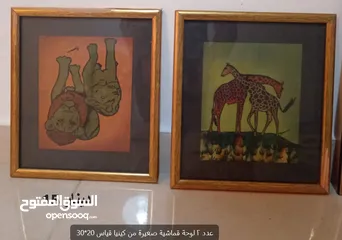  21 ثريات>مراية>طربيزات>لوحات>تحف وغيرها بحالة ممتازة مفصلة بالاعلان