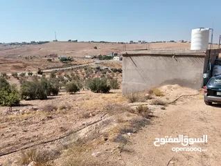  26 لقطة ؛ أرض زراعية مع غرفة على حدود الطفيلة والكرك ، تصلح للاستثمار كمزرعة سياحية أو منتجع سياحي