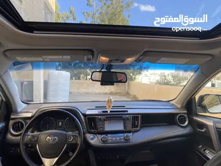  17 تويوتا راف فور فحص كامل هايبرد لميتد اعلى صنف مع فتحة بالسقف بحالة الشركة Rav 4
