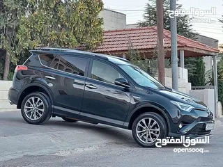 13 تويوتا راف فور 2017 فل ليمتد وارد وكفالة وكاله فحص كامل كلين أعلى صنف 4×4 بحالة وكاله