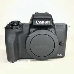  2 كاميرا كانون ( EOS M50 Mark II ) مع عدسة  mm ( 15 - 45 )