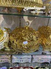  9 طقم زمزميات نحاس مينا