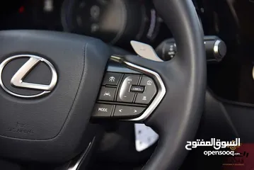  20 لكزس فاخرة NX 350 موديل 2024 كفالة الشركة عداد زيرو لون اسود مميز