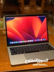  6 ماك بوك برو 13.3 إنش  i7 – رام 16GB – 500GB SSD  موديل 2017  شبه جديد