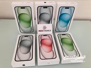  3 Iphone 15 plus (128GB/256GB) جديد كفالة شرق اوسط  ايفون 15 بلس 256 جيجا كفالة لمدة عام