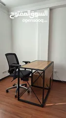  3 Desk Metal/Wood