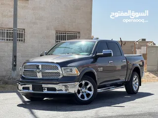  1 دودج رام ديزل لارمي دبل كابين شاصي قصير ماتور مسكر من بلاده توب التوب نظافة