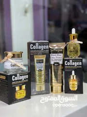  1 البكج الكولاجين الذهبي الثلاثي من ميس روز    سيروم للوجه بخلاصة الكولاجين  كريم