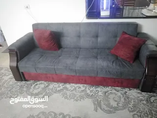  1 كنبات يتحوله لسرير 3 بسعر حرق