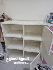  3 Small book Rack with one side closed door. Price 5 KWD