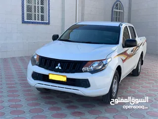  1 بيكب مستبيشي L200 خليجي موديل 2018 بحالة الوكاله