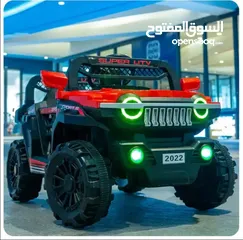  4 عرض خاص من متجر Island Toys يقدم سيارة الأطفال الكهربائية jeep بتجربة قيادة ممتعة وآمنة