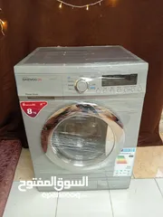  1 غسالة دايو سلفر7كيلو1000دورة انفينتر موفرة الماء والكهرباء بحاله ممتازه جدا للبيع استخدام بسيط