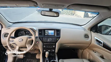  11 Nissan pathfinder Model 2014 Color is blue interior color is beige passing guaranty