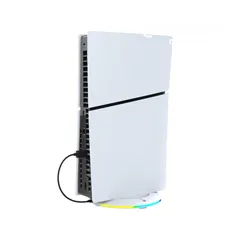  1 Ipega PG-P5S025S Luminous Vertical Stand  ستاند للبلايستيشن سلم اFor PS5 Slim Optical Drive Version