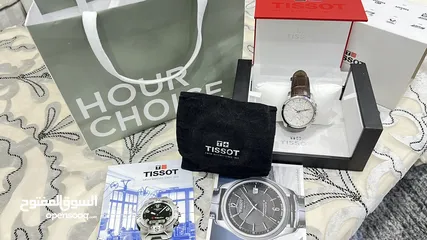  1 ساعة TISSOT جلد