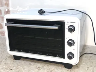  2 فرن كهربائي KUMTEL جديد بالكامل، لم يستخدم. موديل KF-3125 بسعة 36 لتر. صناعة تركية