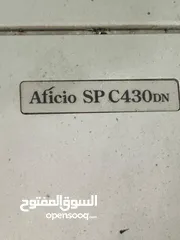  1 طابعة ريكو افيشو SP C430 للتصوير الملون