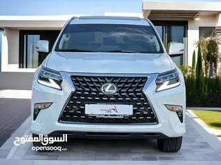  2 AED 3,020 PM  LEXUS GX460  PREMIER  4.6L V8  2023  LESS DRIVEN  0% DOWNPAYMENT