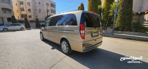  6 كاش أو اقساط من المالك باص مرسيدس فيانو VIANO VIP اصلي  بنزين 7 مقاعد فل كامل أعلى صنف فيانو فيتو